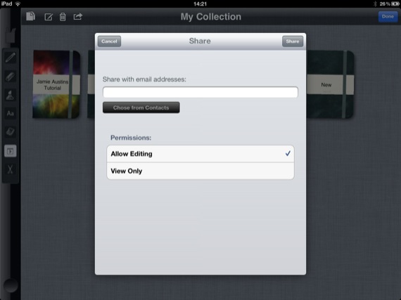 Tapose iOS app screenshot