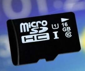 Samsung UHS-1 microSD card