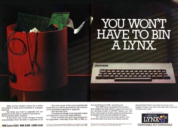 Camputers Lynx advert