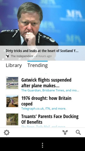 Google Currents Android app screenshot