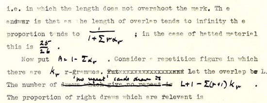 Excerpt from Turing paper, credit: National Archive scan