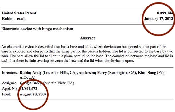 Google's Qwerty Nexus patent