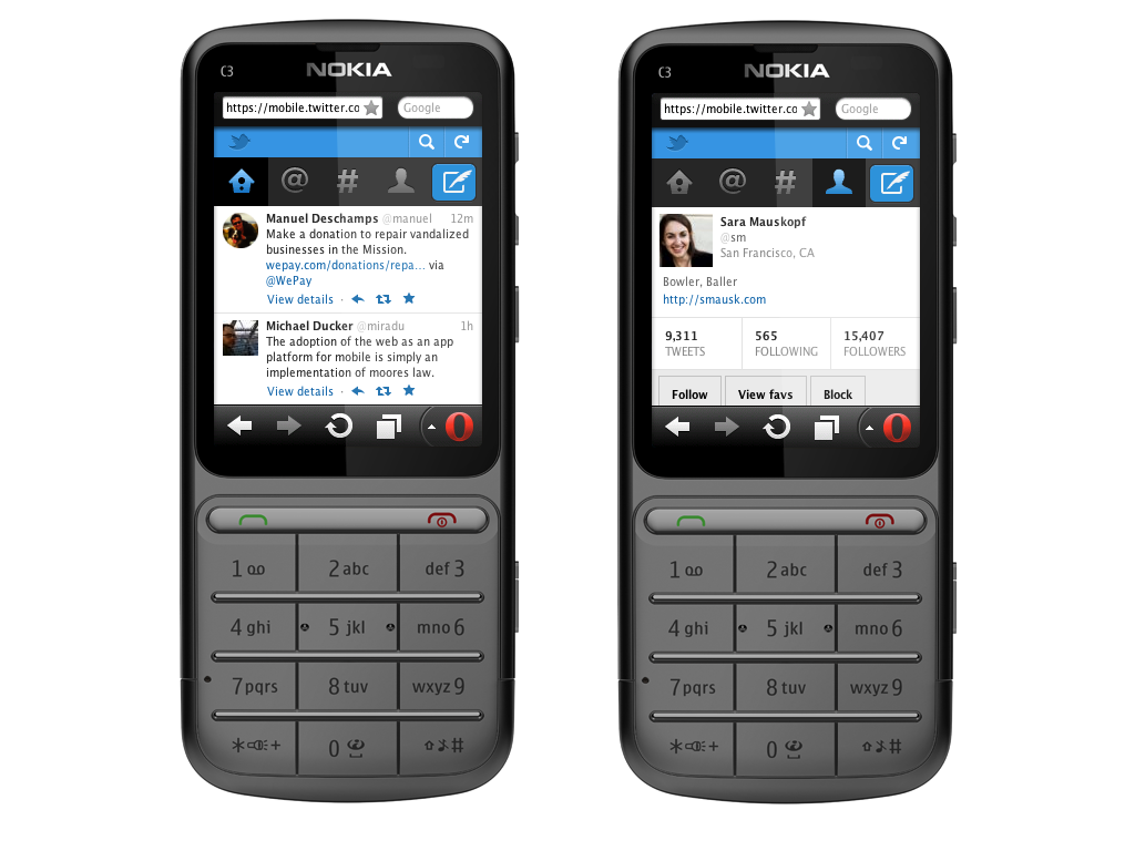 twitter mobile search