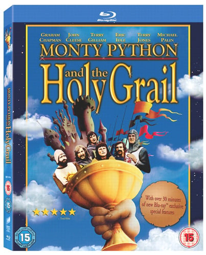 Monty Python and the Holy Grail Blu-ray disc
