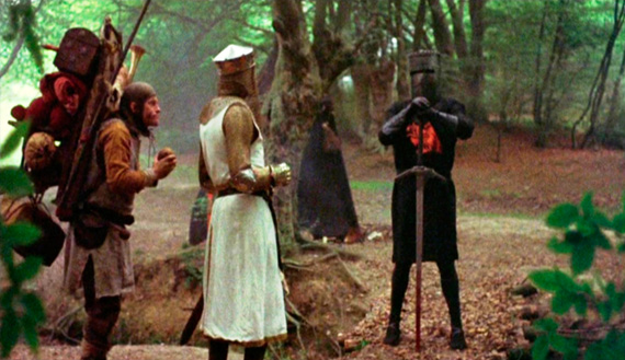 Monty Python and the Holy Grail Blu-ray disc