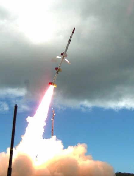Launch of HIFire hypersonic jet, credit AFRL