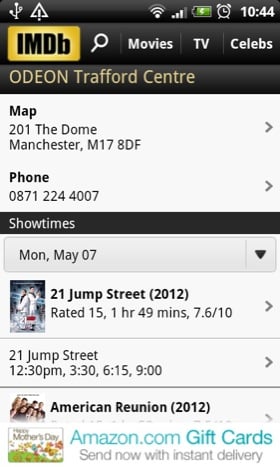 IMDb Android app screenshot