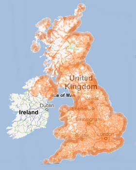 Orange coverage map 2012