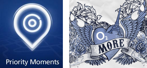 O2's two discount logos