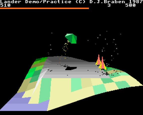 David Braben's Lander from the Archimedes demo disk