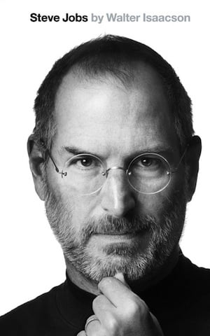 Steve Jobs biog image, credit Simon and Schuster