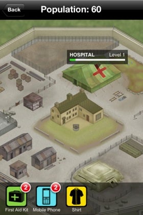 iOS app Zombies Run screenshot