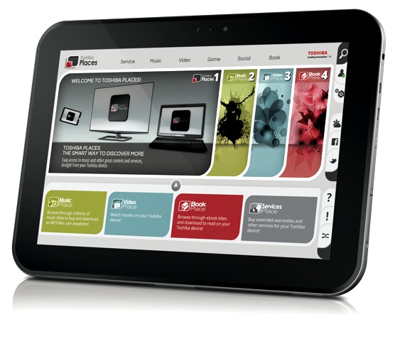 Toshiba AT300 Android tablet