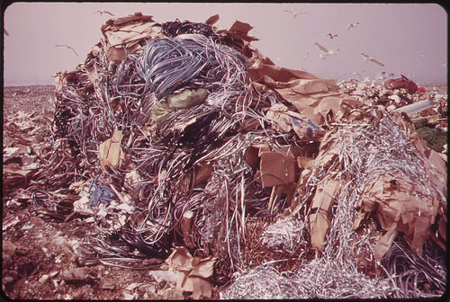 Garbage dump (pic from US National archive)
