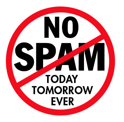 Indonesia's spiffing No Spam logo
