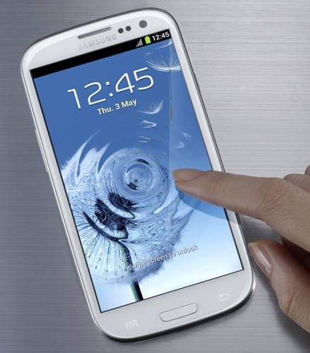 A Samsung Galaxy S3