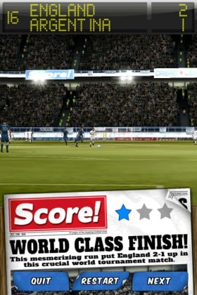 Score! Classic Goals iPhone/iPad game screenshot