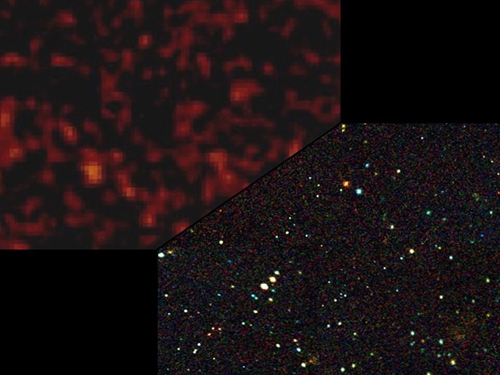 NASA before and after x-ray sky map