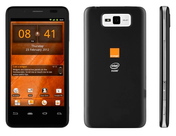 Orange San Diego Intel Atom smartphone