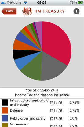 HMRC Tax Calc iOS app