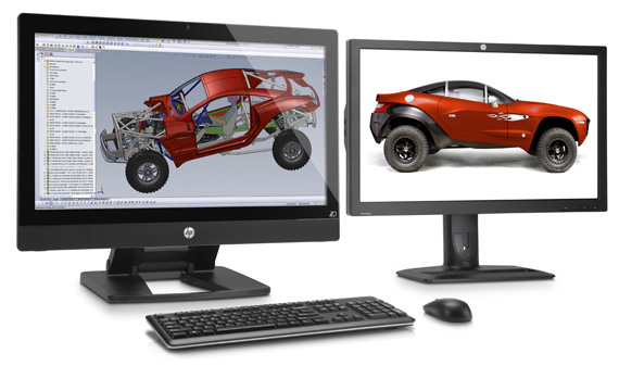 HP Z1 all-in-one workstation