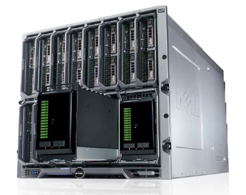 Dell EqualLogic blade array in the M1000e chassis