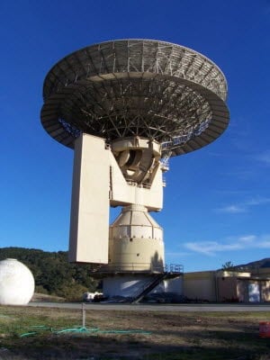 The Satellite Dish at the Jameson Earth Station