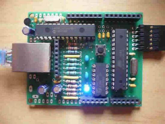 Nanode-powered circuit board