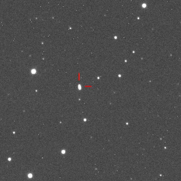 Asteroid 2012 LZ1 as photographed by the Remanzacco Observatory 