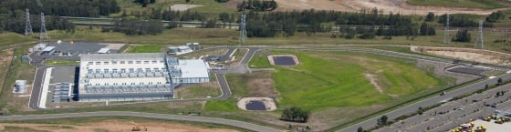 An aerial view of the Aurora data centre