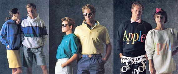 Apple 1986 clothing collection