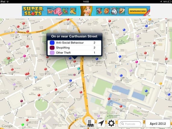 Crime Map screenshot