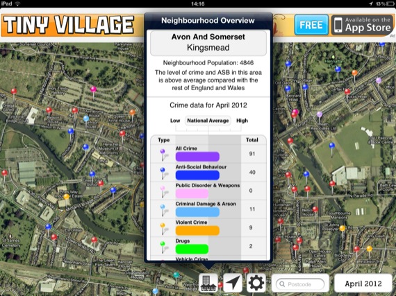 Crime Map screenshot