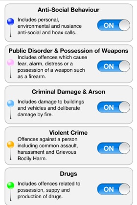 Crime Map screenshot