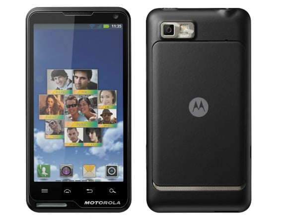 Motorola Motoluxe Android smartphone