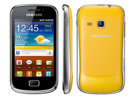 Samsung Galaxy Mini 2 Android smartphone