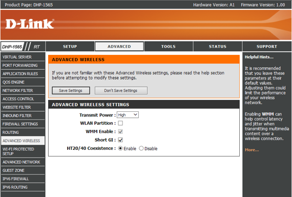 D-Link DHP-1565 802.11n router with powerline ethernet