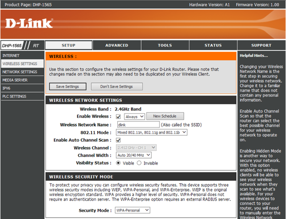 D-Link DHP-1565 802.11n router with powerline ethernet