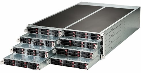 Super Micro's 8-node FatTwin server