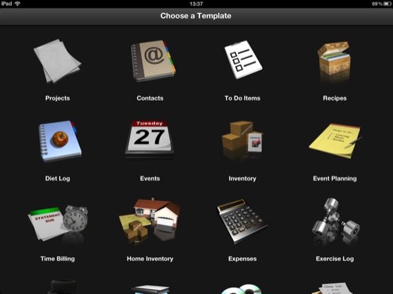 Bento 4 iPad app screenshot