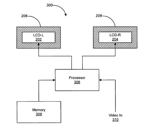 Apple HMD patent drawing