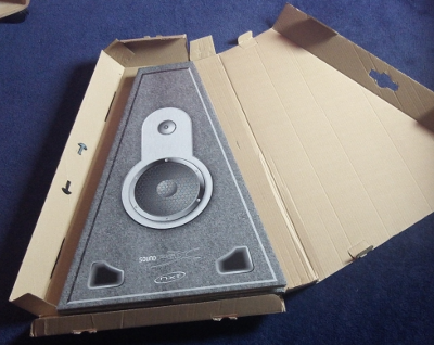 Cardboard folding speakers