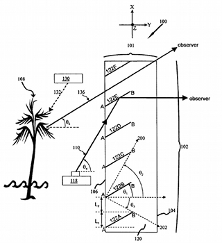 Diagram from HP's see-through patent