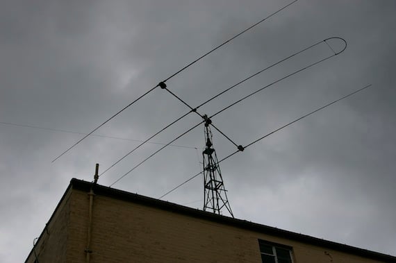 HF Aerial, at the National Radio Centre, credit The Register