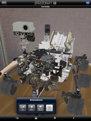 NASA's Spacecraft 3D app