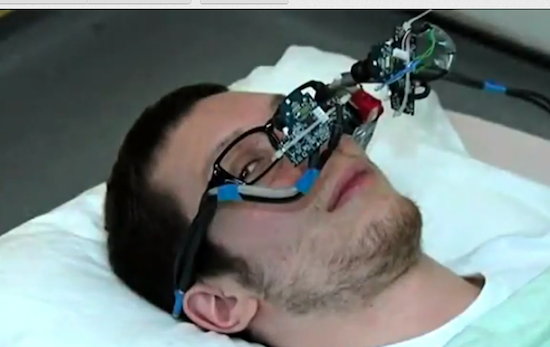 3D eye control tech developed at Imperial College, credit video screengrab