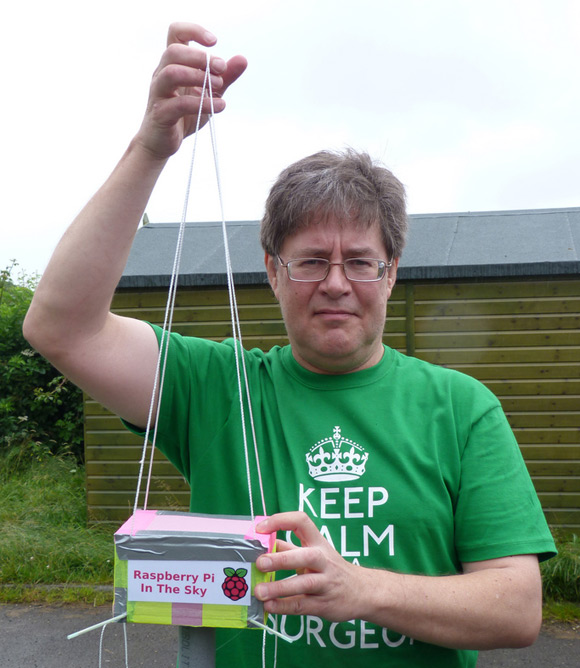 Dave Akerman and his Pi payload