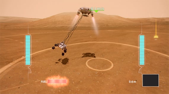 Mars Rover Landing