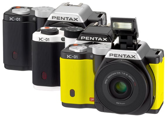 Pentax K-01 mirrorless camera