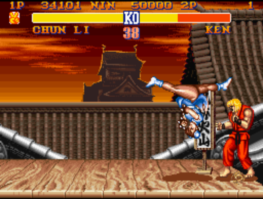 street fighter 2 chun li moves